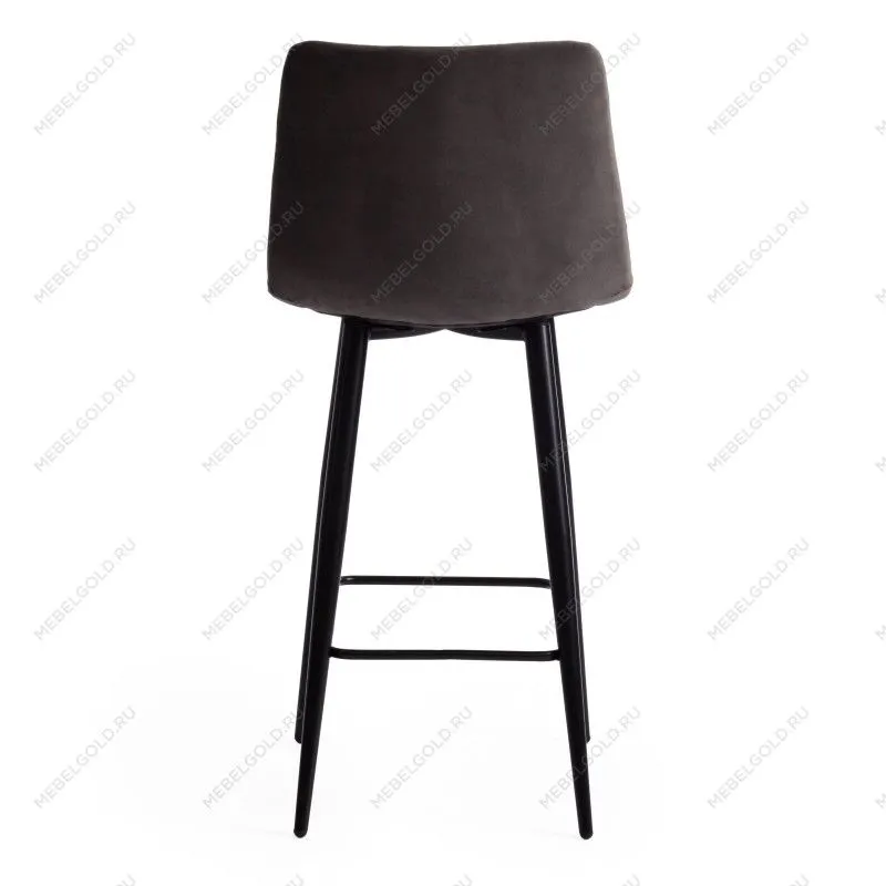 Стул полубарный CHILLY (mod. 7095пб) темно-серый barkhat 14/черный | изображение 3