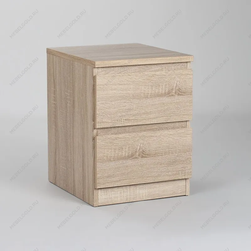 МАЛЬТА тумба ИКЕА / IKEA 2 ящика 40х54 сонома | изображение 1