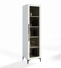 Витрина Стелла 1-ств белый