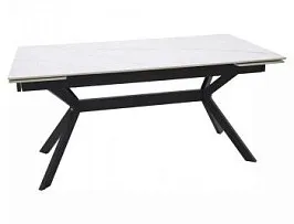 Стол обеденный Signal IMPERIA 160 (белый/черный)