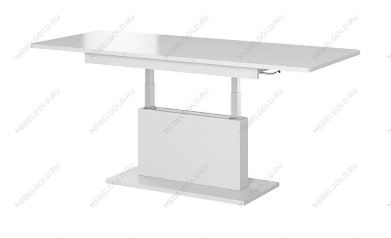 Стол-трансформер Halmar BUSETTI (белый мат/белый мат) | изображение 1