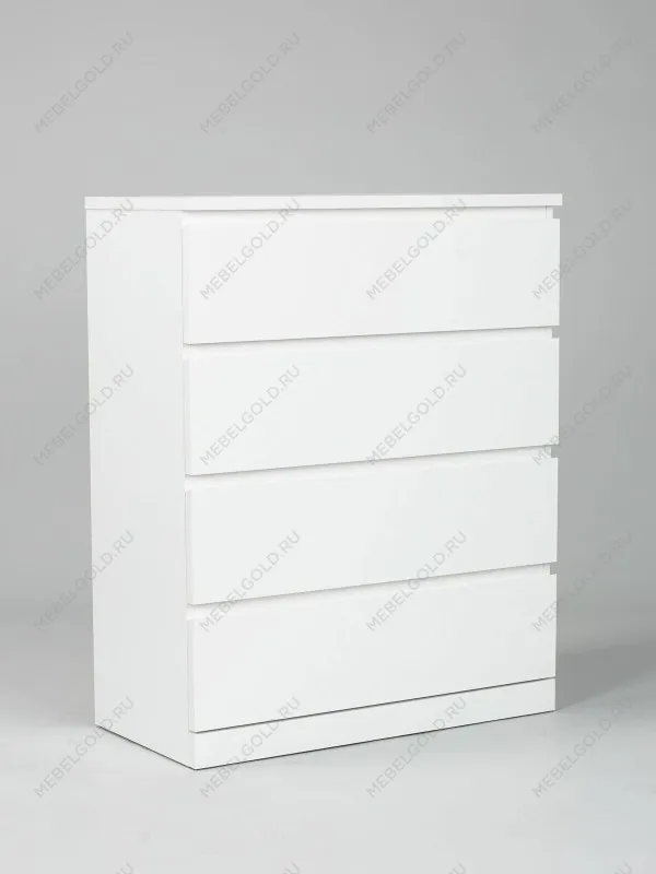 Комод Варма, 4 ящика, 80х100х40 см, эмаль белая | изображение 15