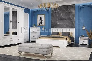 Тумба прикроватная Кентаки KOM1S белый