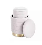 Комплект Signal BRITTA Velvet (2 пуфа) (светло-бежевый) | изображение 2