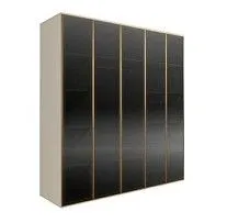 Шкаф 5-ти дв. Bogemia Air (Слоновая кость/Золото) БМШ2/5(5)