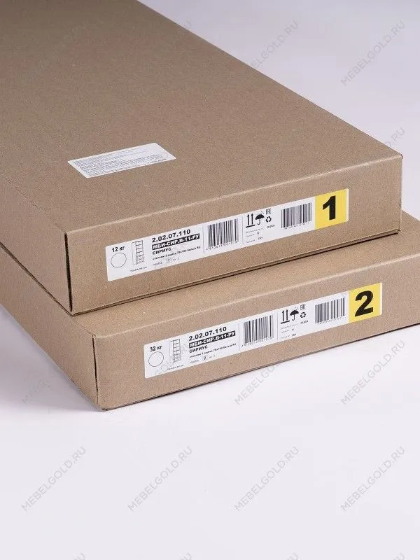 Стеллаж Сириус, 2 ящика, 78х35х190 см, белый | изображение 12