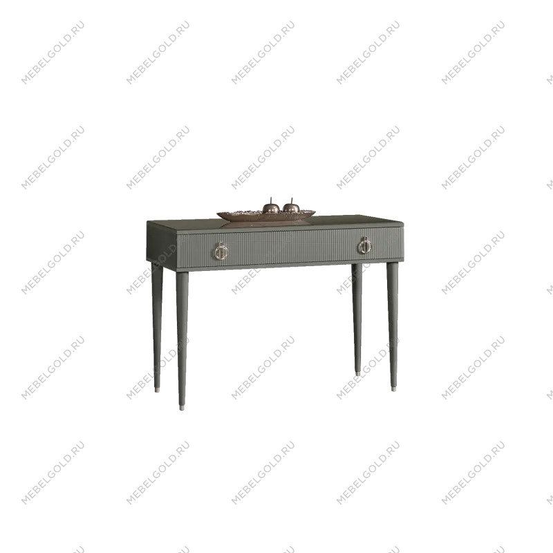 Стол туалетный Римини СОЛО (Серый/Серебро) РМСТ-1(s)