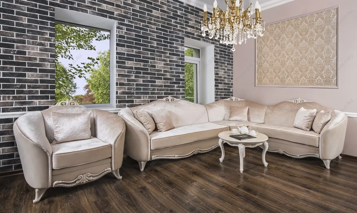 Диван Мокко угловой 3-у-2 бежевый | изображение 4