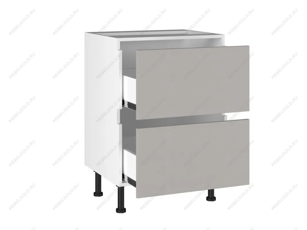 Стол с ящиками СЯ-(2)-60, Виста (600*523*870) Экокожа Бежевый, 26413 | изображение 1