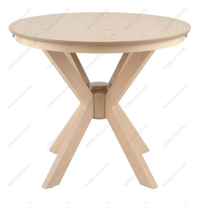 Стол Милан 900 раздвижной (беленый дуб)