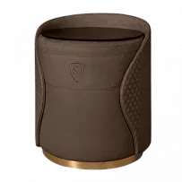 Пуф-тумба Шоколад (новабук) золото Sweet dreams PS-101