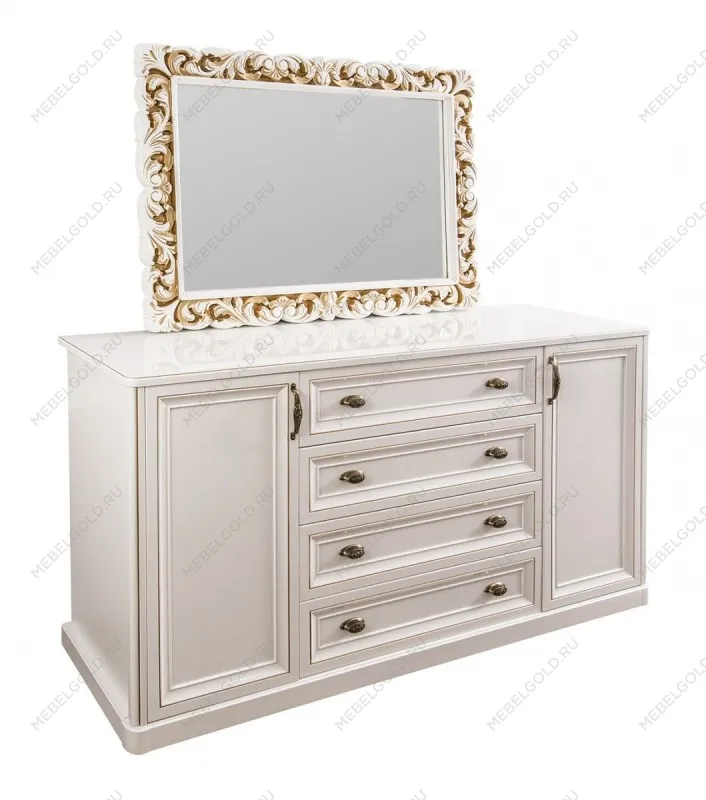 Зеркало Натали белый глянец (гостиная) | изображение 1