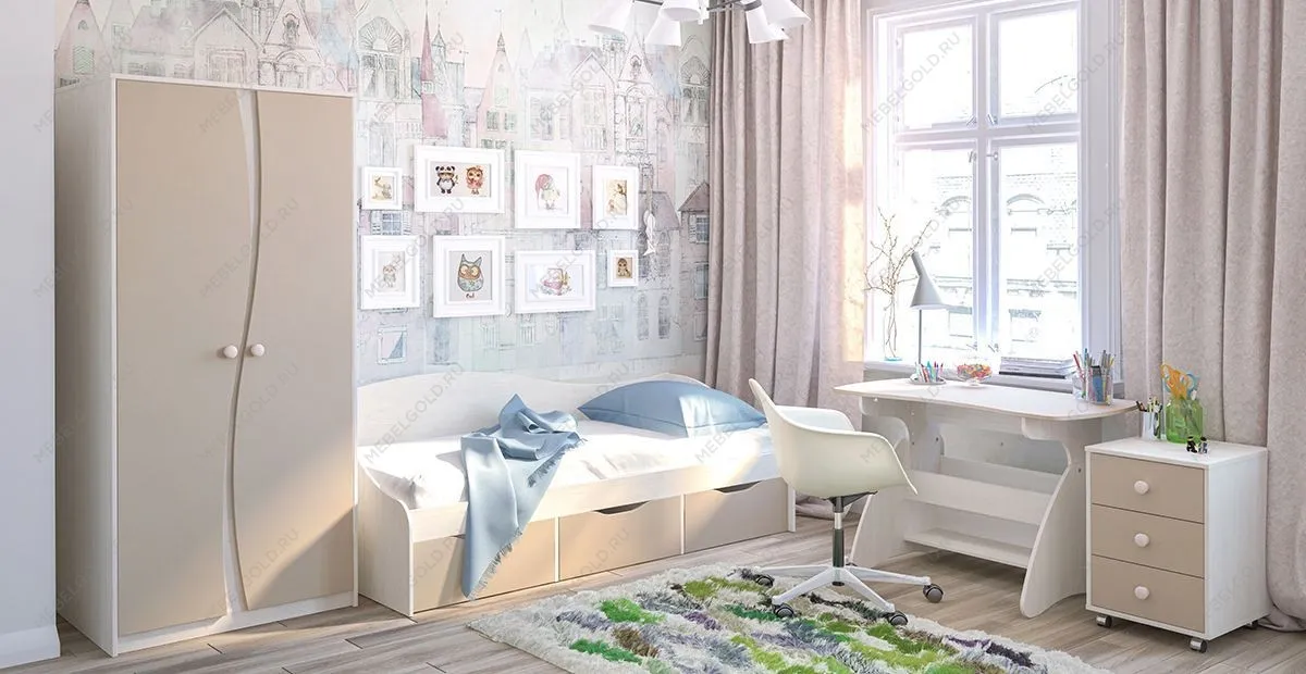 Детская Комби капучино