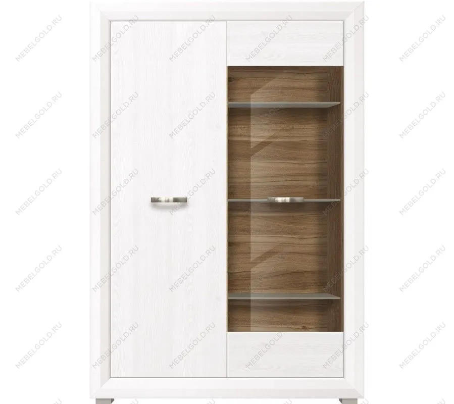 Шкаф с витриной Мальта REG1W1D