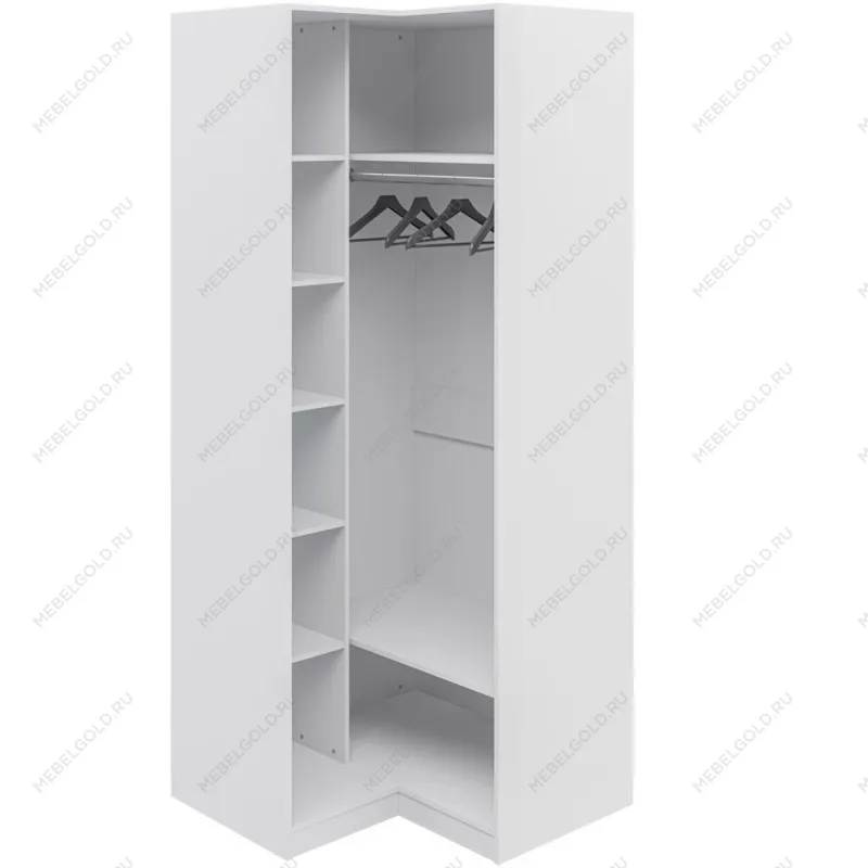 Шкаф Отис МН-039-09 П1 с фасадом ЛДСП (белый) | изображение 1