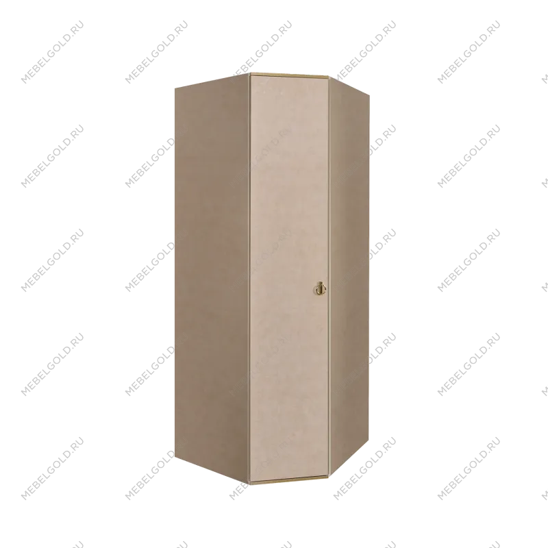 Шкаф угловой Римини (Латте/Золото) РМШУ2/1