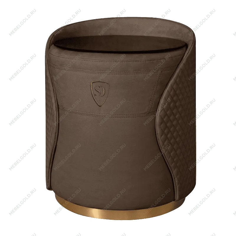 Пуф-тумба Шоколад (новабук) золото Sweet dreams PS-101