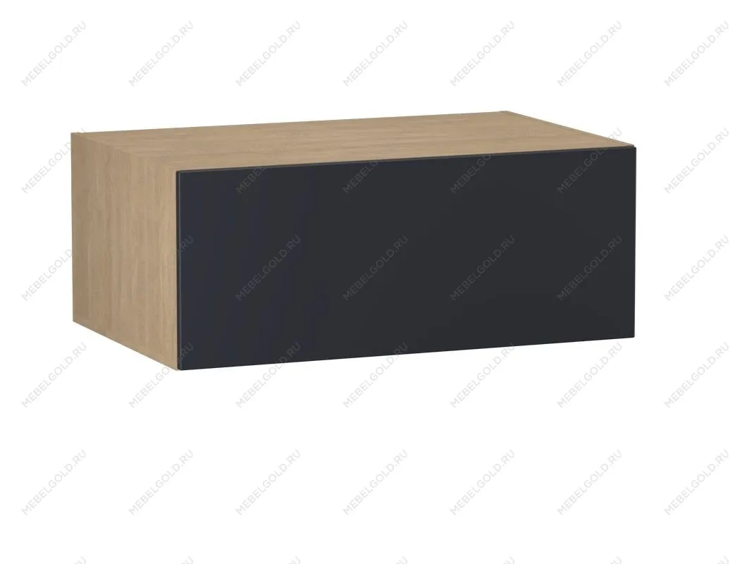 Шкаф АГ-90, Женева (900*586*360) Дуб Палермо/Синий матовый, 22531