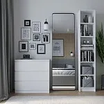 Стеллаж Варма, 6 полок, 38х198х28 см, белый | изображение 3