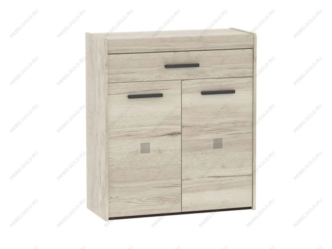 Тумба 900 ПМ-4 высокая, Мале (900*384*1020) Дуб галифакс белый, 50503