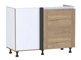 Стол под мойку угловой СМУ-120 правый, Сити (1100*470*820) Дуб Галифакс натуральный, 20843