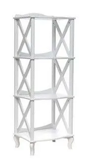 Этажерка-стеллаж Джульетта-3 (Молочный дуб)