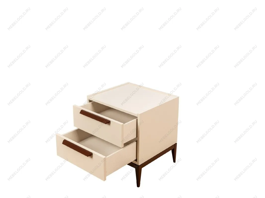 Тумба прикроватная MARANTA с 2 ящиками (Кремовый) | изображение 2