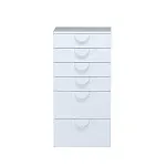 ПИКСИ комод 6 ящиков 60x57x123, робкий подснежник | изображение 1