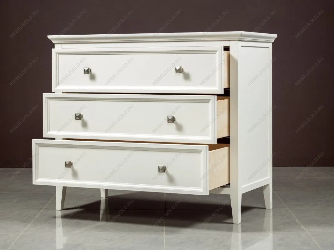 Комод 3 ящика Manhattan (Молочный) | изображение 4