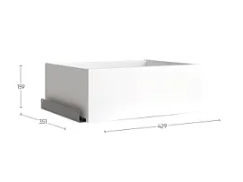 МАКС ящик выдвижной 50х36 серый