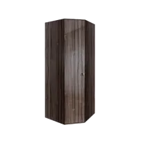 Шкаф угловой Римини (Орех империя/Золото) РМШУ2/1