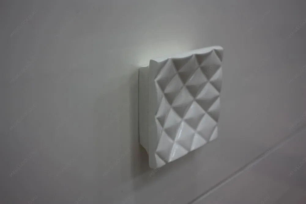 Тумба прикроватная (левая/правая) Диора слоновая кость/серебро ДТП-1 | изображение 4