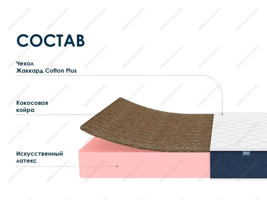 Матрас Практик 19 кокос 90х200 | изображение 1