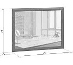 Зеркало Коен LUS/103 Венге/Штрокс | изображение 1