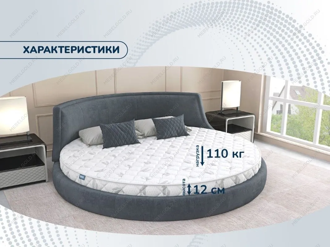 Матрас Раунд 11 кокос Диаметр 200 | изображение 3