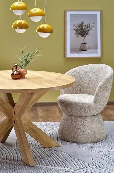 Стол обеденный Halmar MORUS 105 (натуральный/натуральный) | изображение 2