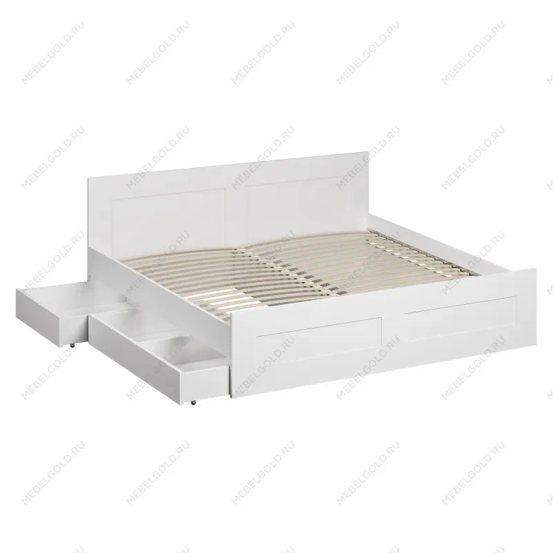 Ящик выкатной для кроватей СИРИУС, 60х60х20 см, белый | изображение 12