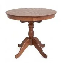 Стол обеденный Круглый-0090 (средний тон)