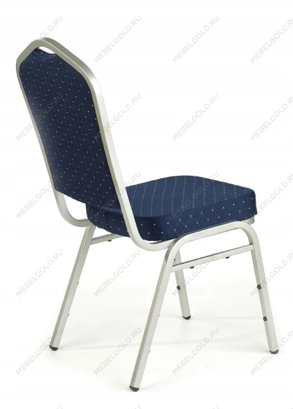 Стул кухонный Halmar K66 (серебристо-cиний) | изображение 1