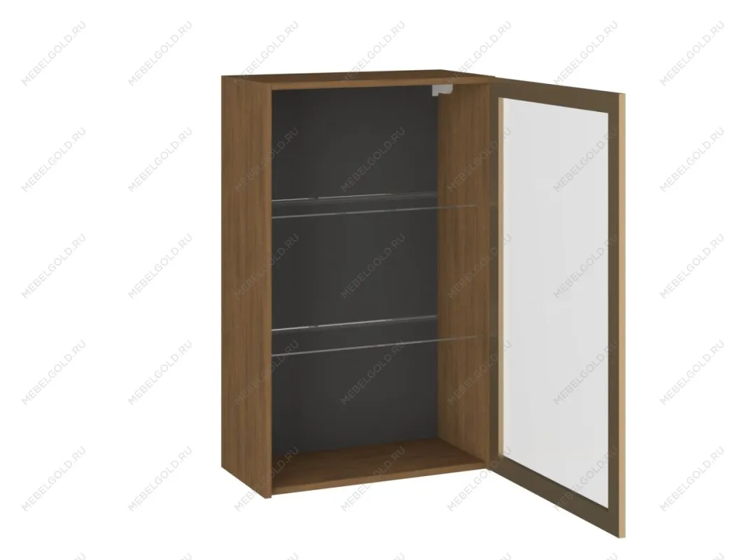 Шкаф 960 ШСТ-60, Фьюжн (600*317*960) Дуб Каселла коричневый/Золото, 27173 | изображение 1