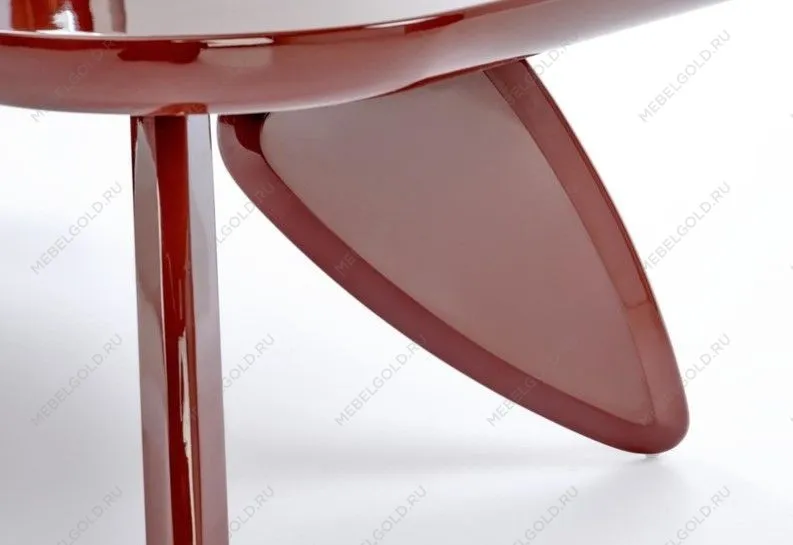 Стол журнальный Halmar SORAYA (бордовый) | изображение 4