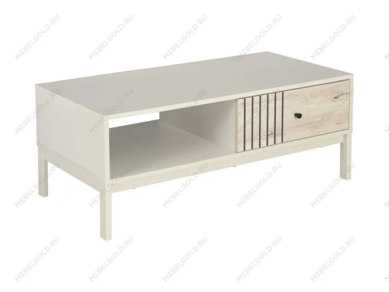 Стол журнальный Signal FROST L5 (дуб альпийский/белый) 100/50/40