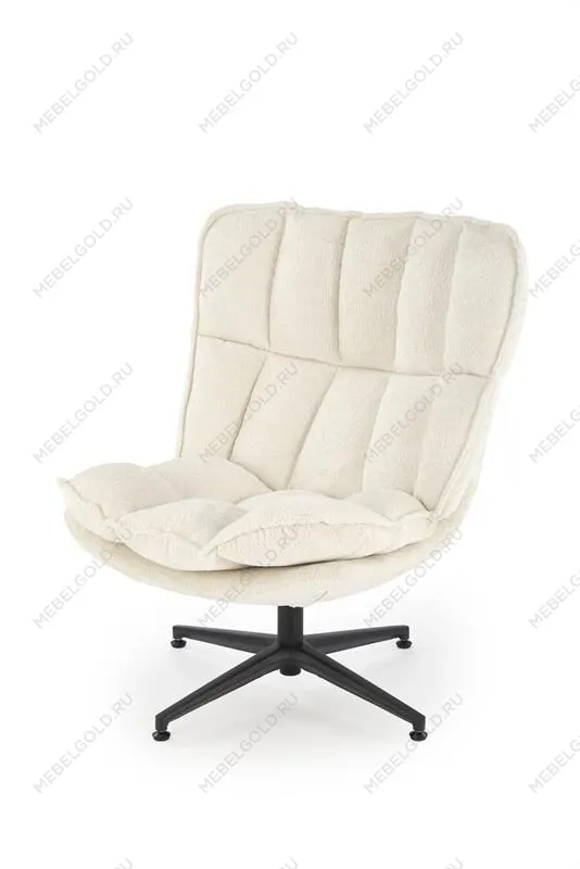 Кресло HALMAR FOFANA кремовый/черный