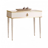 м. Марьина Роща - Стол туалетный узкий Римини (слоновая кость золото) РМСТ-1[9]