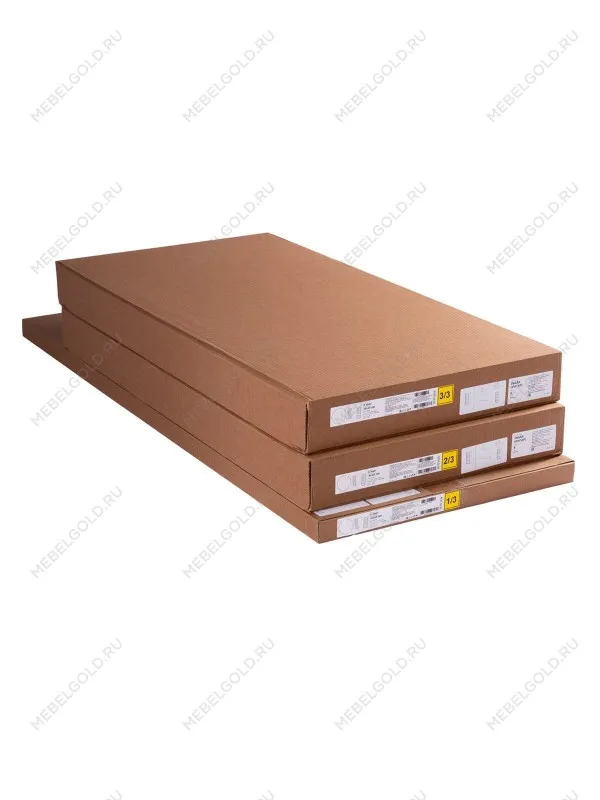 Стол письменный Ингар, 16 ящиков, 140х106х55 см, белый | изображение 13