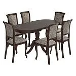 Стол Ларго (Темный орех /шпон Дуб) | изображение 3