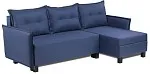 Диван-кровать угловой КИРКАС, 217х90х77 см, синий | изображение 2