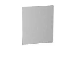 Фальш панель ФП-60, Женева (596*16*680) Белый матовый, 22424