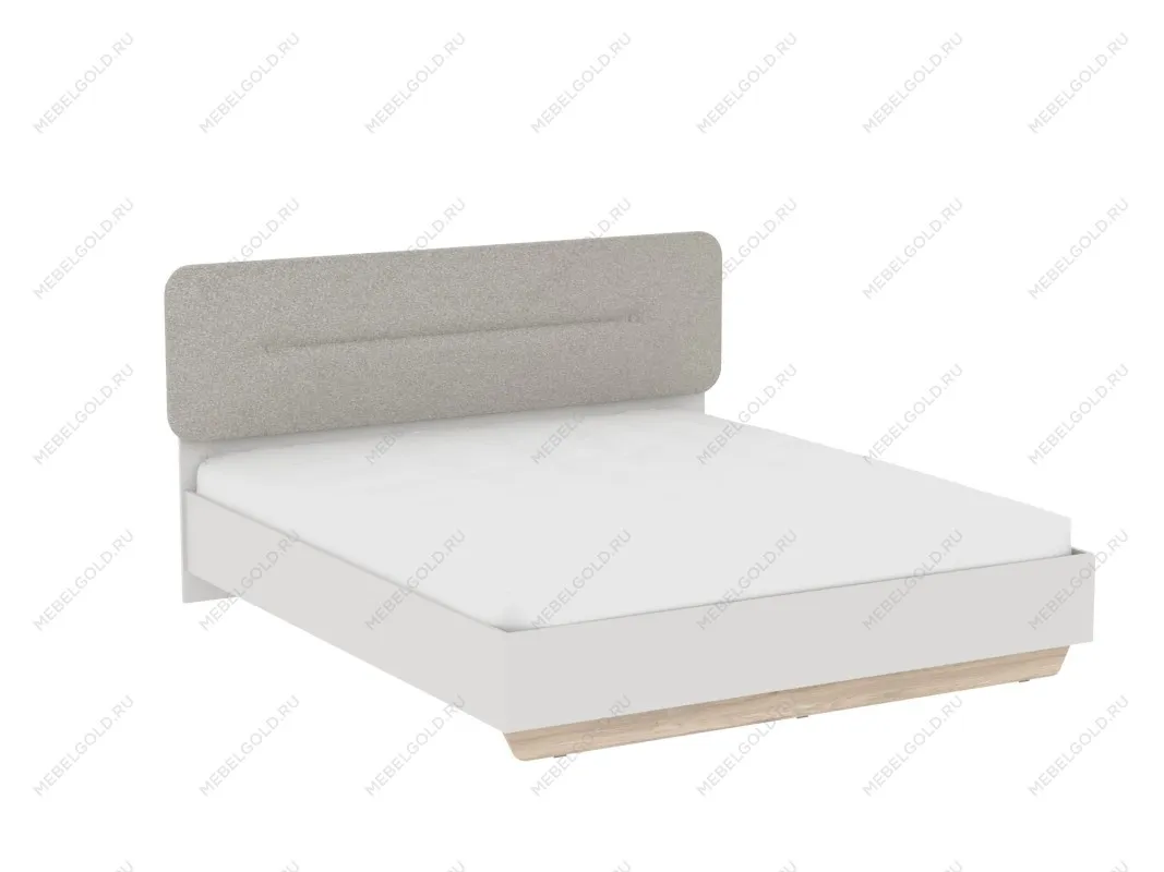 Кровать 1800 с темной мягкой вставкой NEW и подъемным механизмом, Аврора Дуб Мария/Кашемир | изображение 1