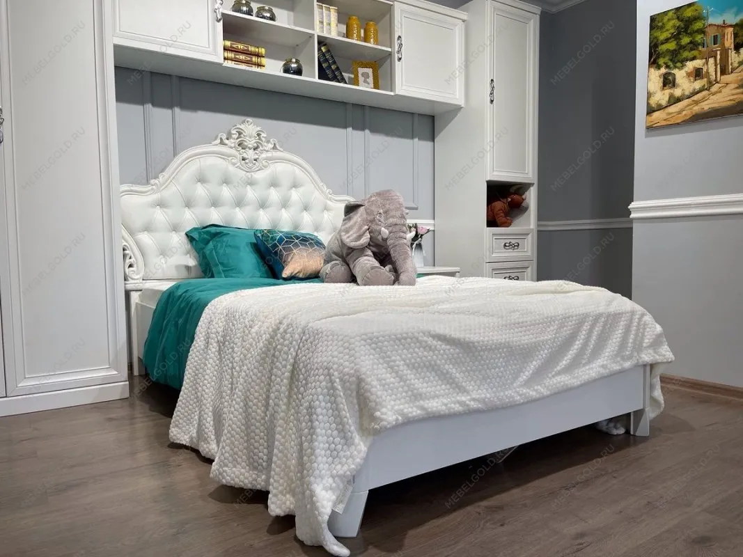 Спальня детская Мишель белый матовый | изображение 11